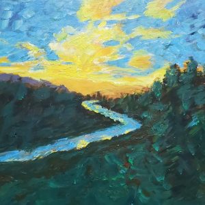 Course, Acrylic on Canvas