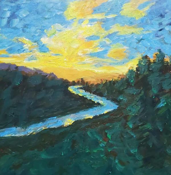 Course, Acrylic on Canvas