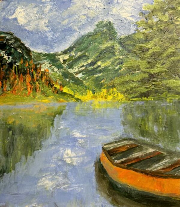 Afternoon Glow, Acrylic on canvas