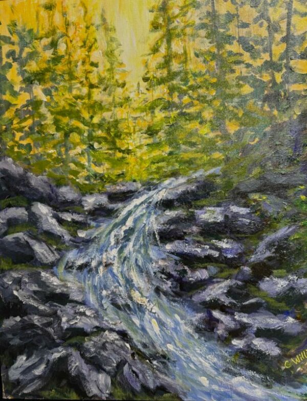 Freedom, Acrylic on linen panel