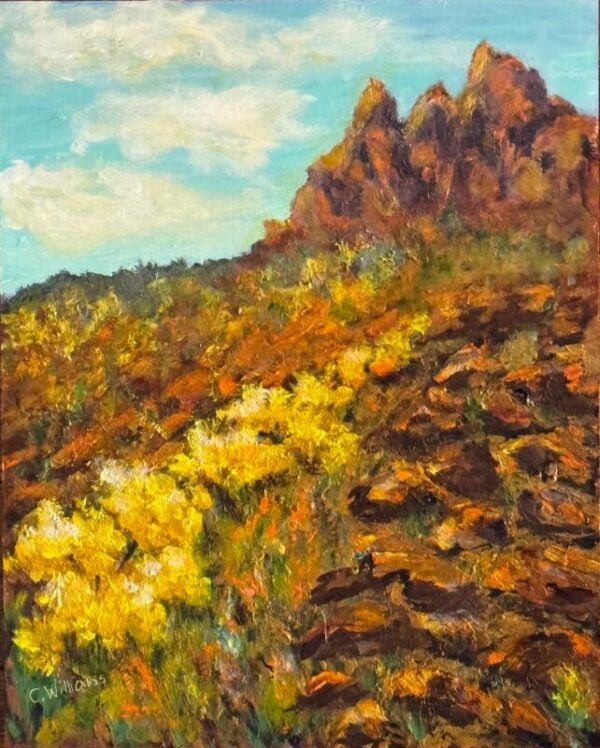 Grandeur, Acrylic on birch