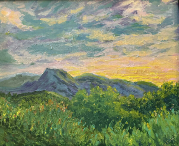 Wonderous, Acrylic on Linen Panel