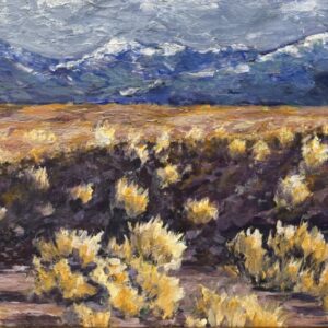 Desert Splendor. Acrylic on linen panel